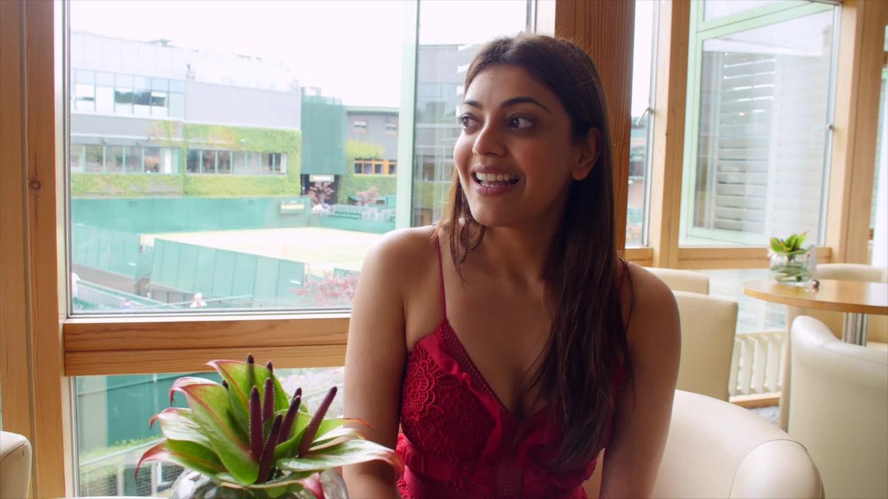 Video - Indian actress Kajal Aggarwal visits Wimbledon - The Championships,  Wimbledon - Official Site by IBM