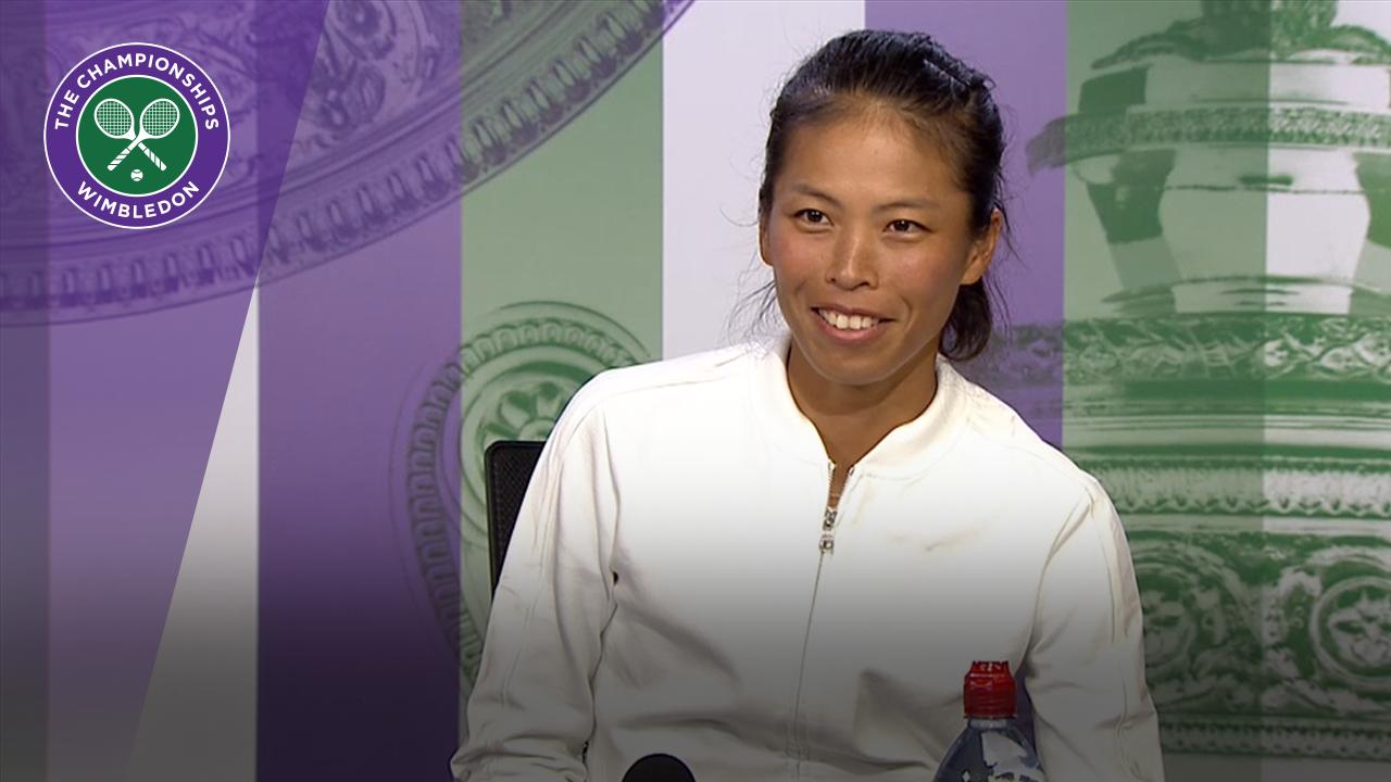 Video SuWei Hsieh 3R Press Conference The Championships, Wimbledon