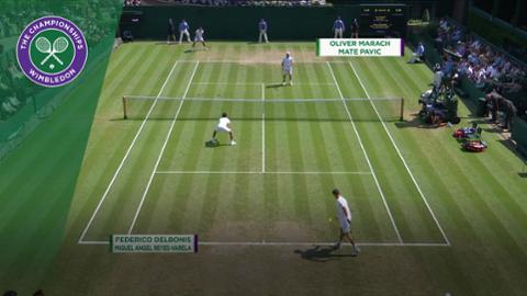 Video - First Round Highlights, Marach / Pavic vs Delbonis / Reyes-Varela -  The Championships, Wimbledon - Official Site by IBM