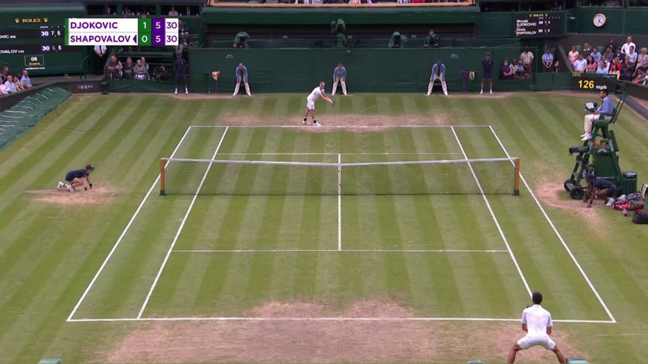 Djokovic Shapovalov semi-finals Wimbledon 2021 - The Championships ...