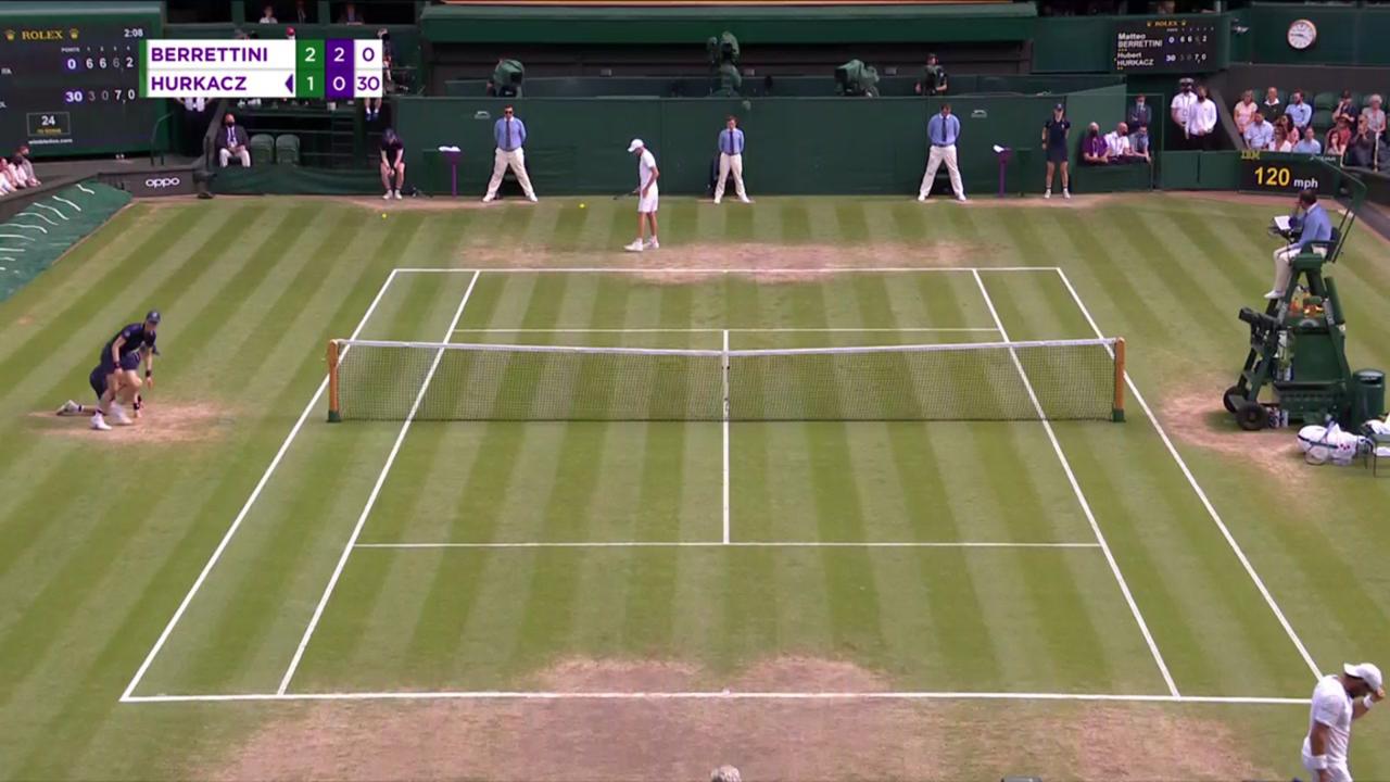 Berrettini Djokovic Wimbledon 2021 mens final - The Championships, Wimbledon