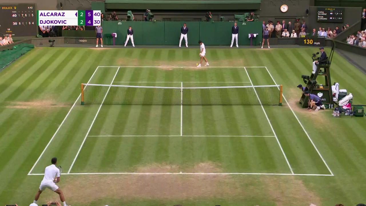 The scoreboard on court twelve displays the fifth set tie break for the  John Peers and Henri Kontinen against Joe Salisbury and Rajeev Ram mens  doubles match on day eight of the